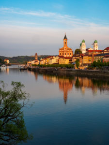 Old town with Danube, Passau, Bavaria, Germany Old town with Danube, Passau, Bavaria, Germany